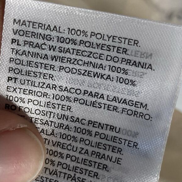 HM Mini Skirt Womens 10 Ivory Textured Short Pockets‎ Holiday Shaggy - Picture 9 of 10